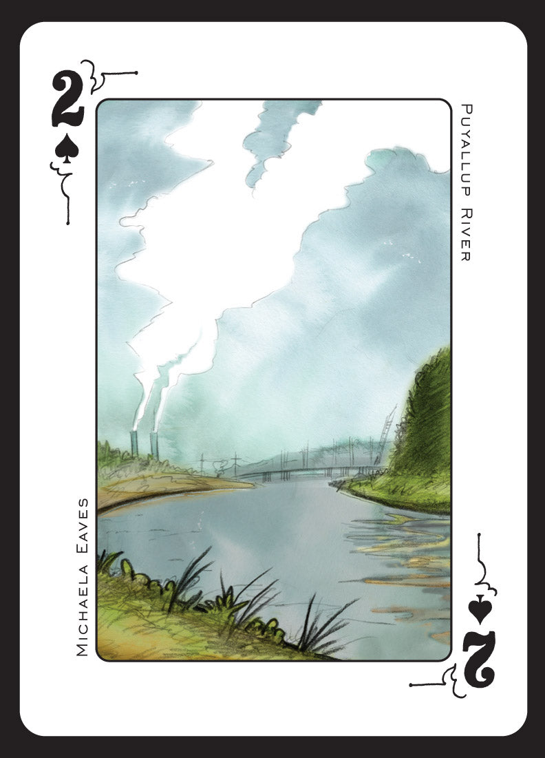 Tacoma Playing Cards - Red Deck