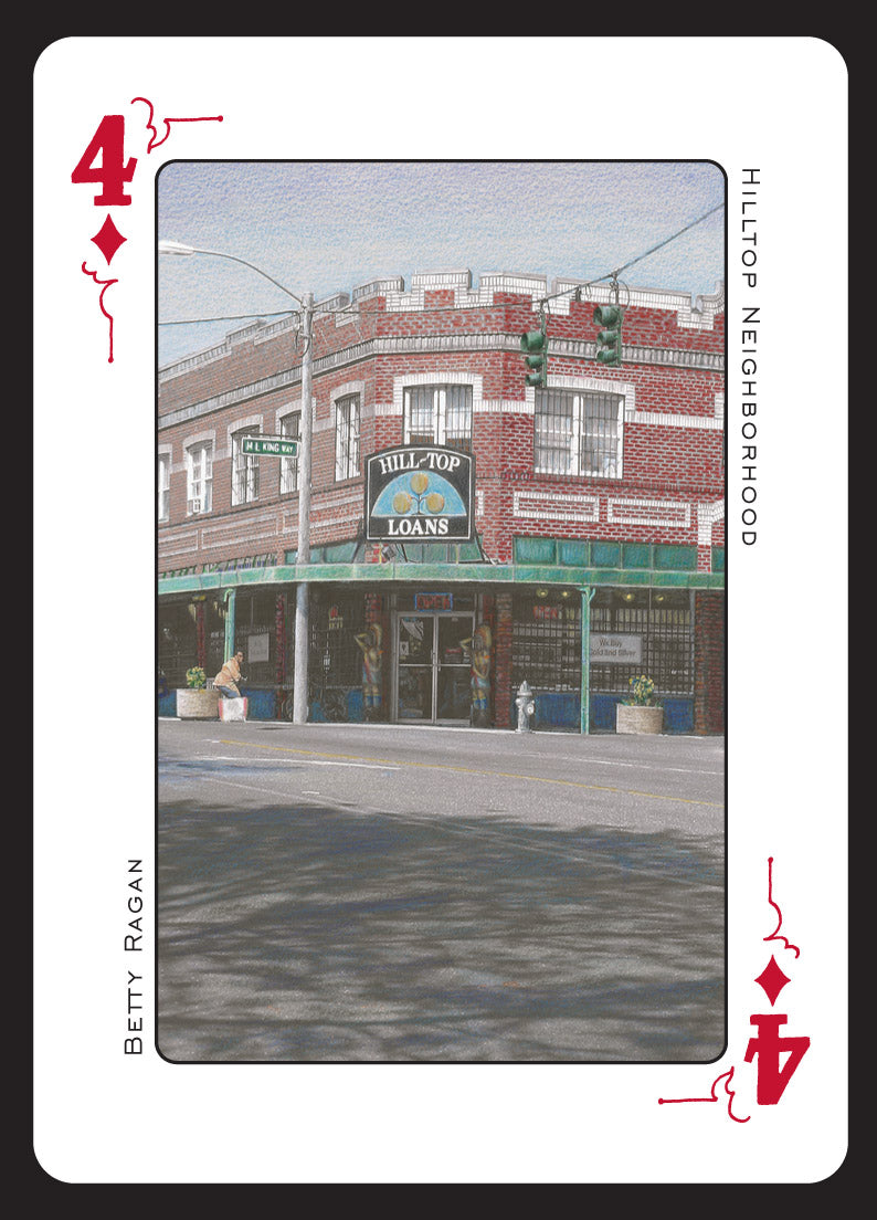 Tacoma Playing Cards - Red Deck