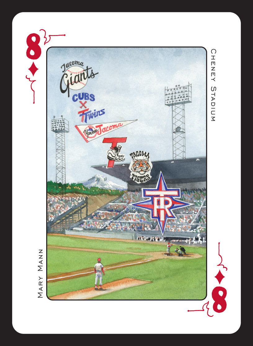 Tacoma Playing Cards - Red Deck
