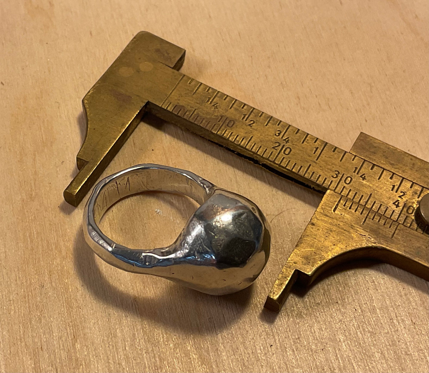 Silver Moon Ring