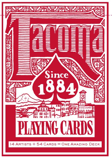 Tacoma Playing Cards - Red Deck