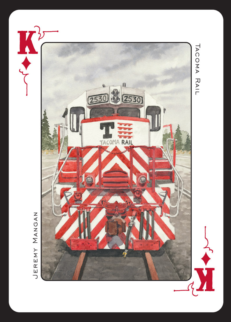 Tacoma Playing Cards - Red Deck