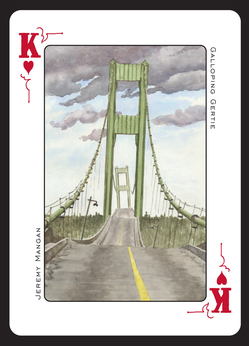 Tacoma Playing Cards - Red Deck