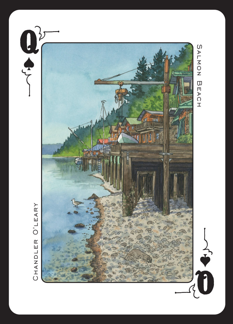 Tacoma Playing Cards - Red Deck