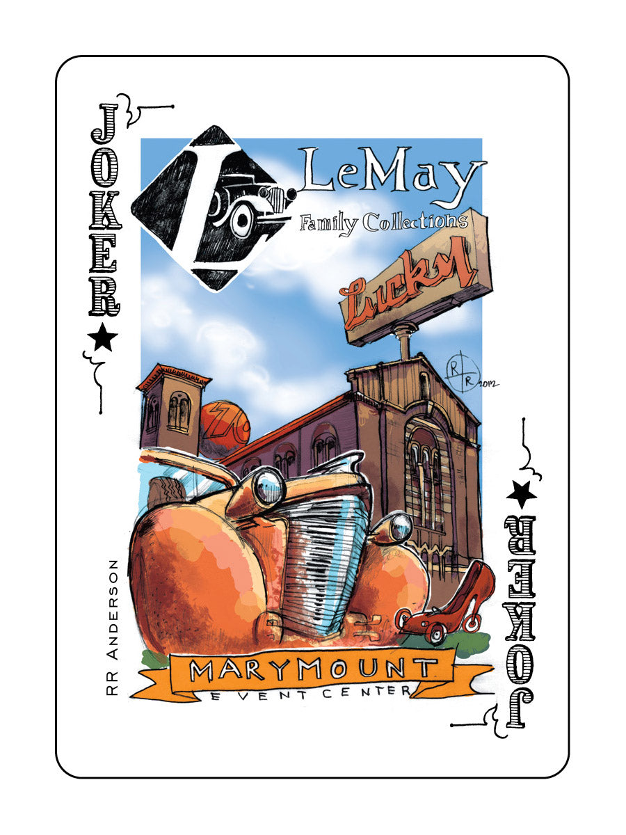 Tacoma Playing Card - Blue Deck