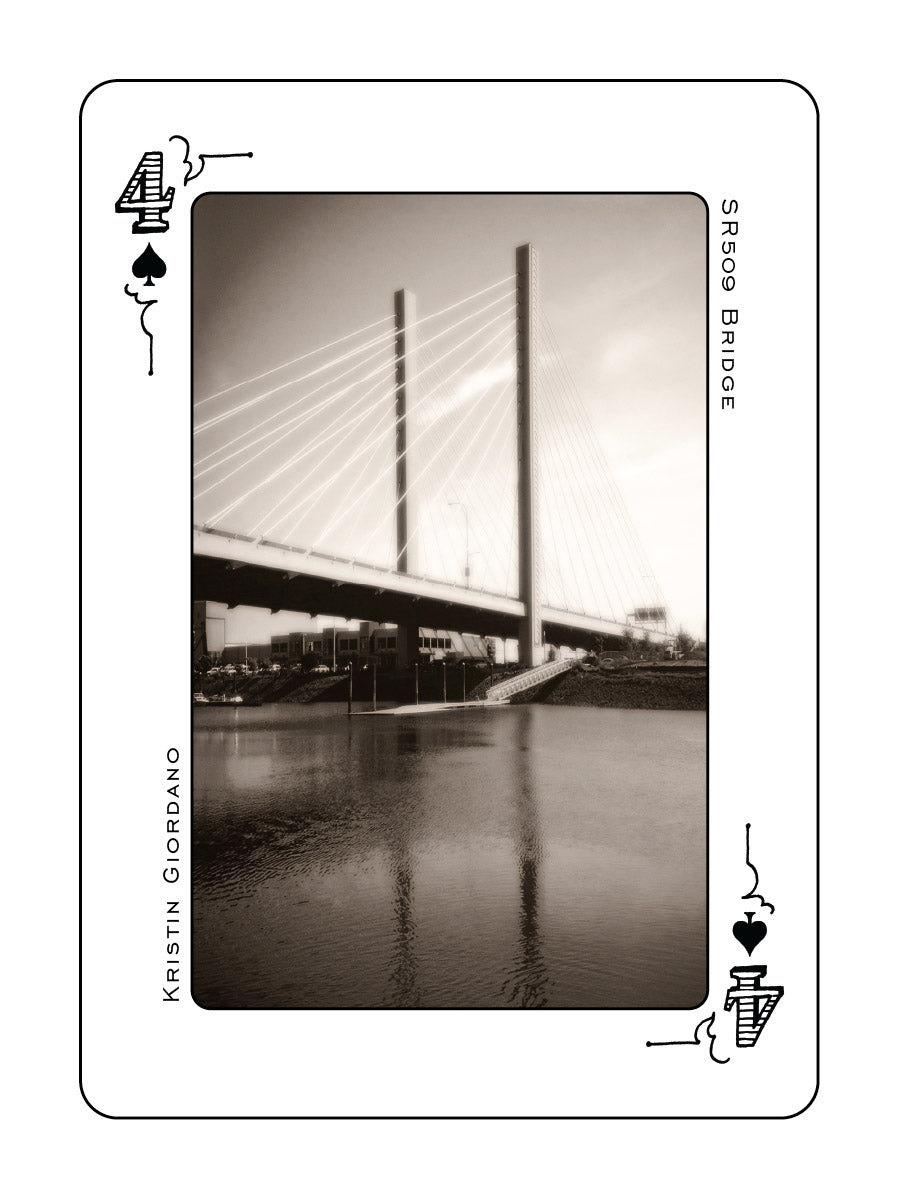 Tacoma Playing Card - Blue Deck