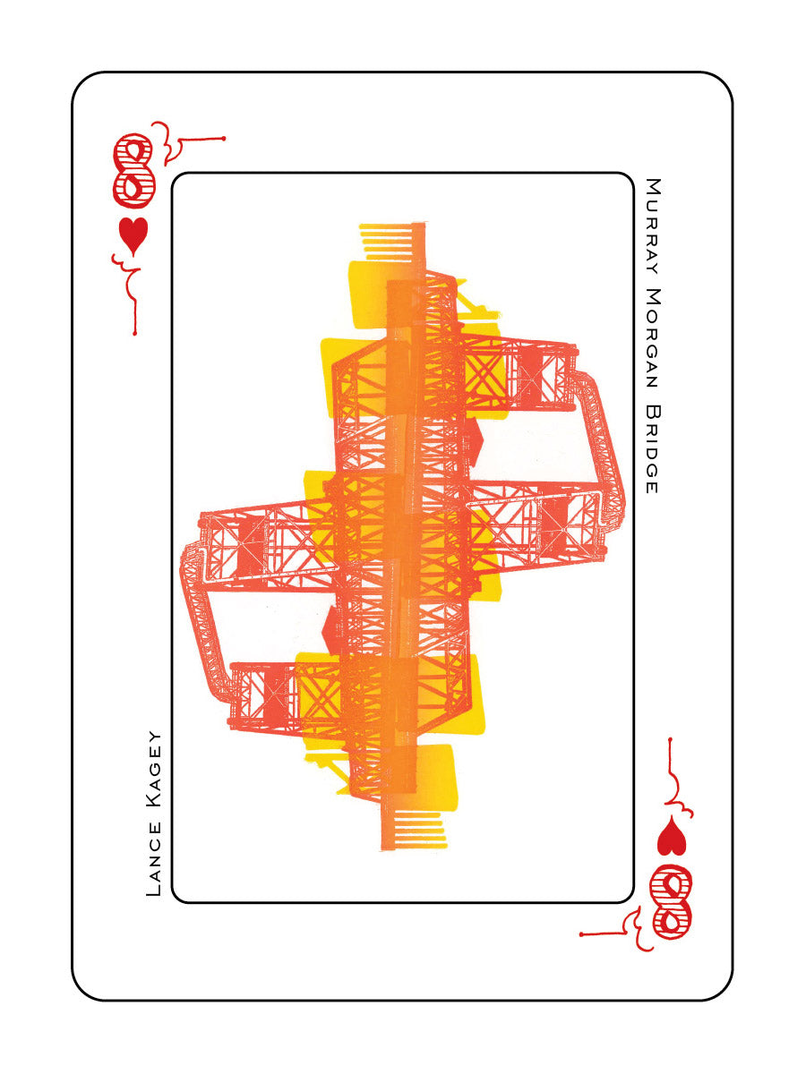 Tacoma Playing Card - Blue Deck