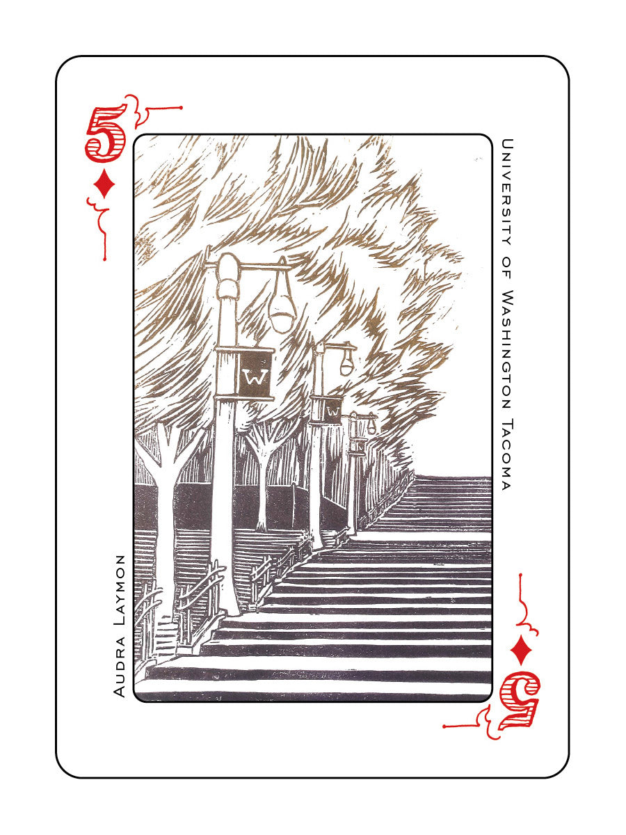 Tacoma Playing Card - Blue Deck