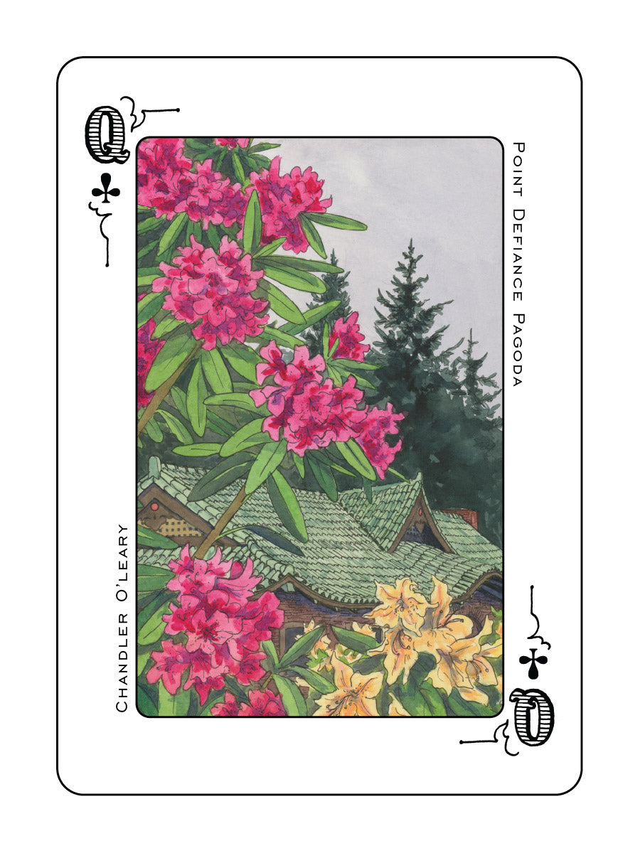 Tacoma Playing Card - Blue Deck