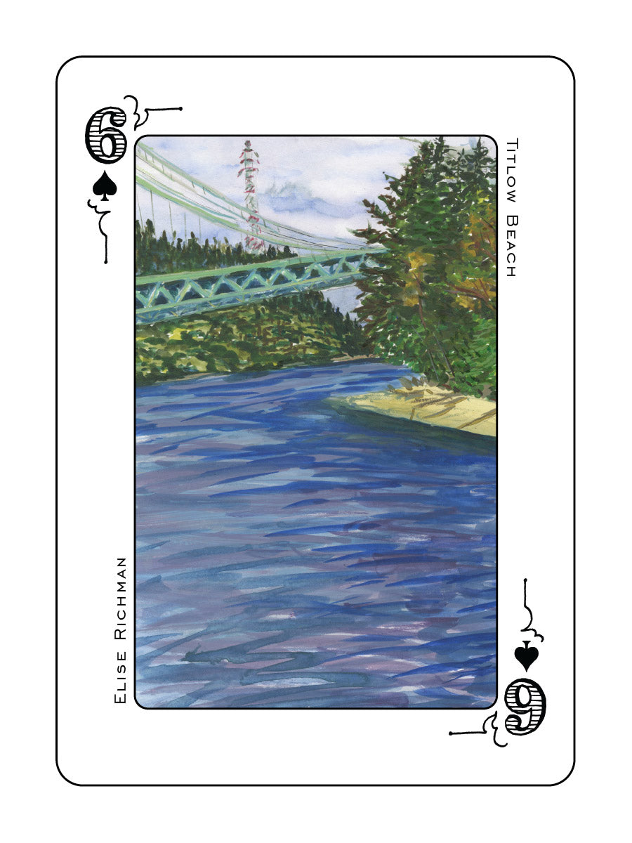 Tacoma Playing Card - Blue Deck
