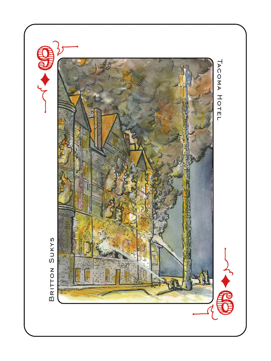 Tacoma Playing Card - Blue Deck