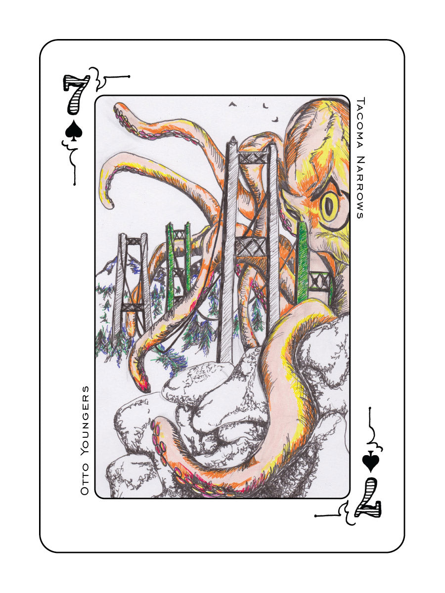 Tacoma Playing Card - Blue Deck