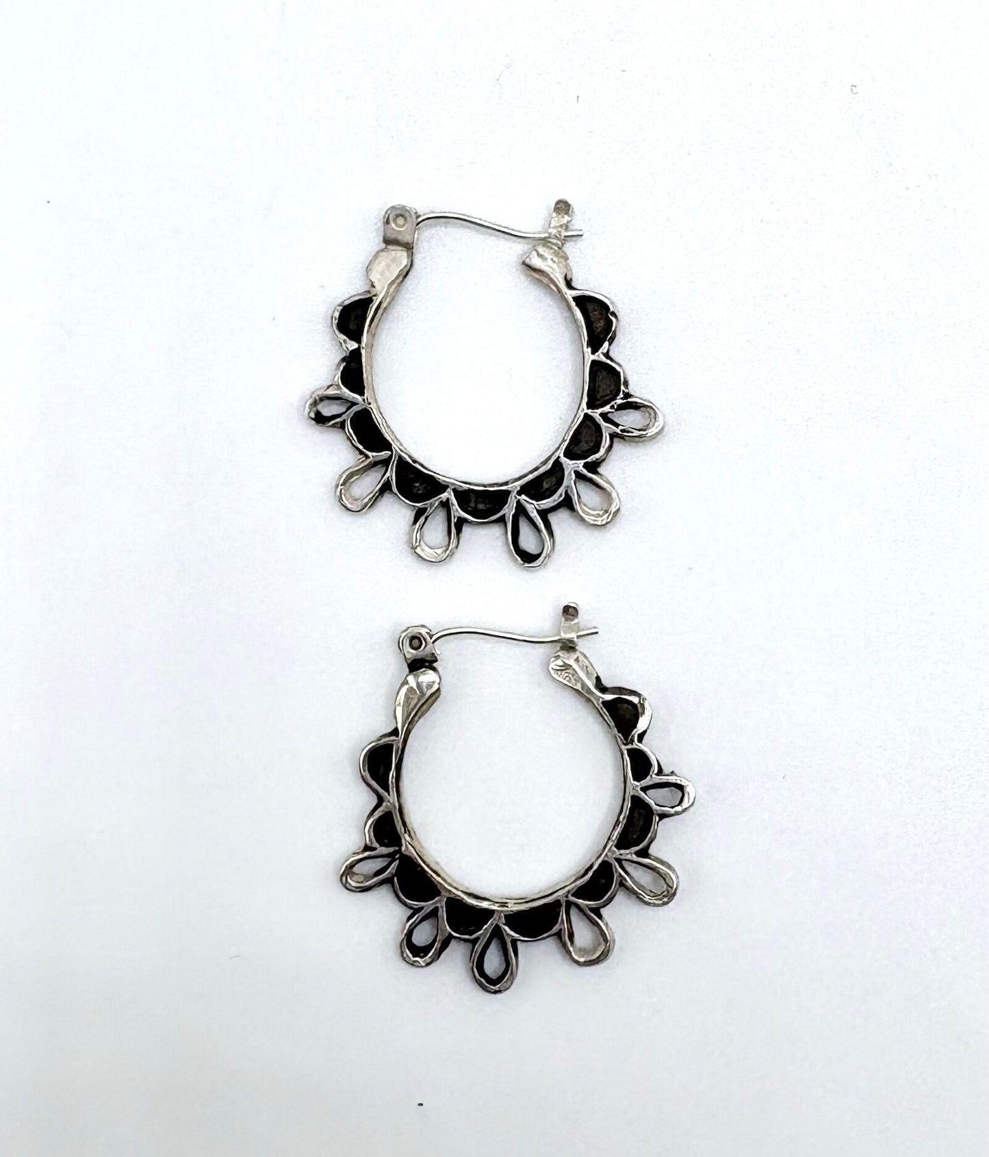 Lace Hoop Earrings