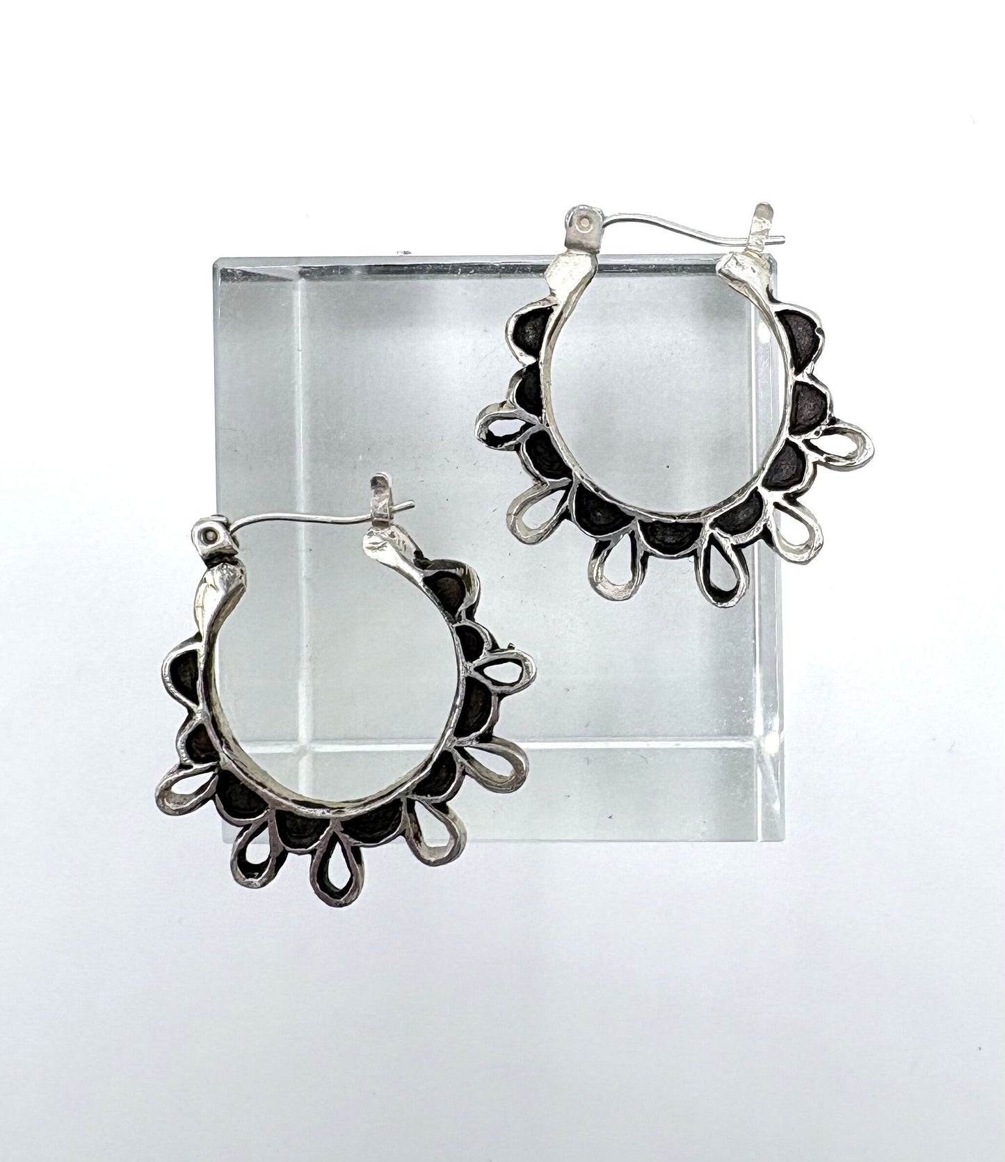 Lace Hoop Earrings